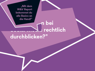 W&V Report „Rechts-Check Social Media“